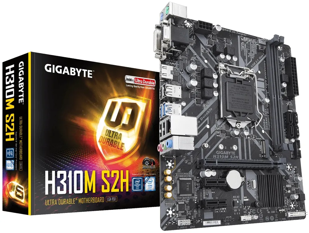 Материнская плата GIGABYTE H310M S2H 1.1 GAH31MS2H-00-G11