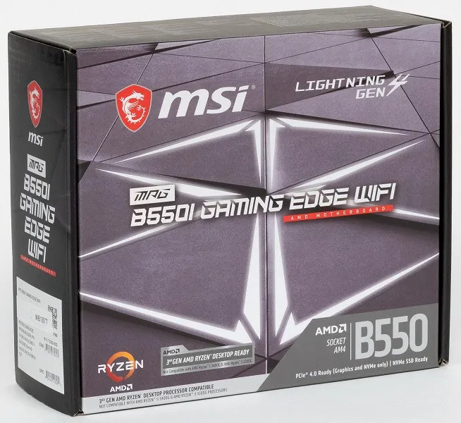 Материнская плата MSI MPG B550I GAMING EDGE WIFI