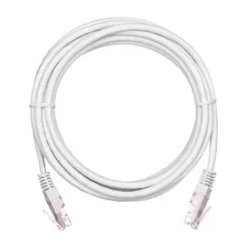 Патч-корд NETLAN U/UTP 4 пары, Кат.5е (Класс D), 100МГц, 2хRJ45/8P8C, T568B, заливной, многожильный, BC (чистая медь), PVC нг(B), белый, 1м, уп-ка 10шт. ec-pc4ud55b-bc-pvc-010-wt