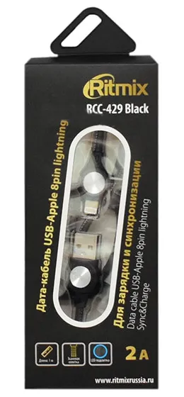 Кабель Apple Ritmix RCC-429 Black