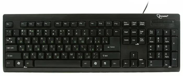 Клавиатура Gembird KB-8300U-BL-R black