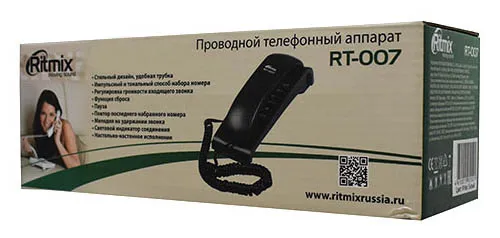 Телефон Ritmix RT-007 white