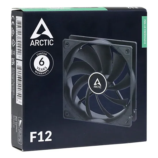 Вентилятор для корпуса ARCTIC F12 Black ACFAN00201A