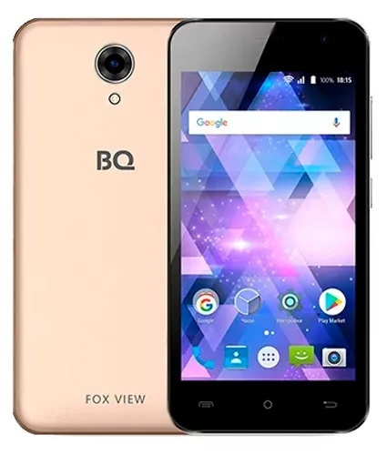 Смартфон BQ 4585 Fox View Champagne золотистый