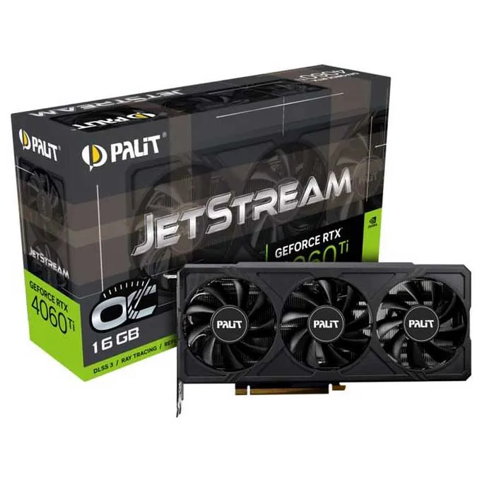 Видеокарта 16GB PALIT RTX4060Ti JETSTREAM OC NE6406TU19T1-1061J