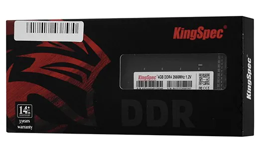 Оперативная память 4 GB KingSpec DDR4 2666MHz