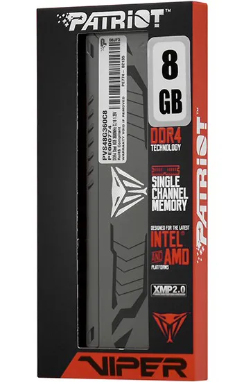 Оперативная память 8 GB Patriot Viper Steel PVS48G360C8