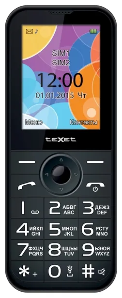 Мобильный телефон Texet TM-B330 антрацит