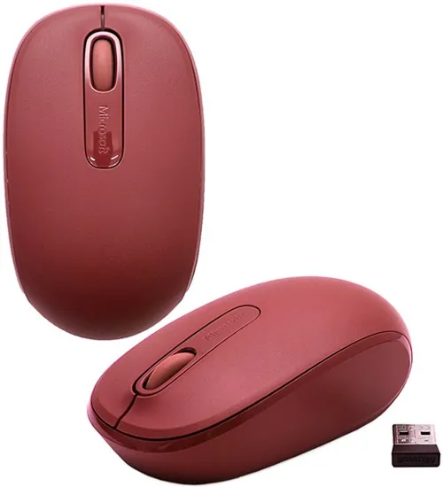 Мышь беспроводная Microsoft Mobile 1850 U7Z-00034 red