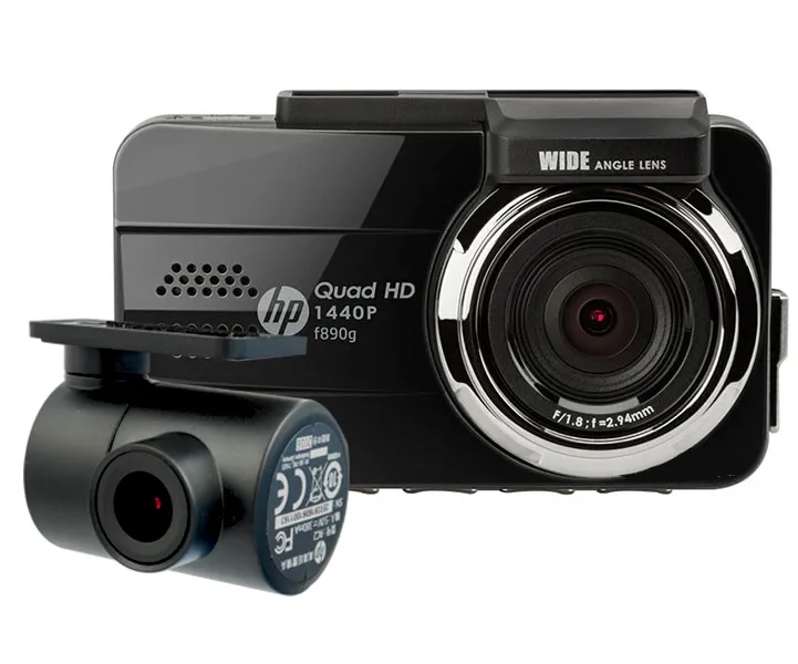 Видеорегистратор HP F890G черный