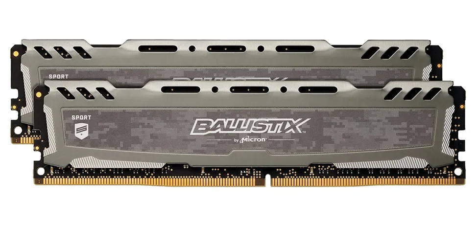 Оперативная память 16 Гб kit Crucial Ballistix Sport BLS2K8G4D30AESBK