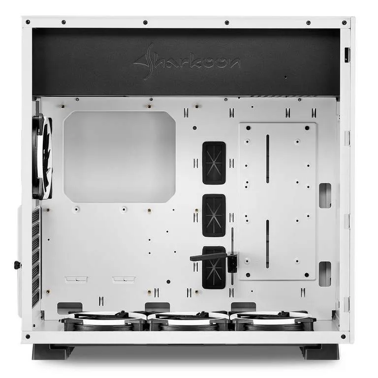 Корпус для ПК Sharkoon PURE STEEL RGB Wh
