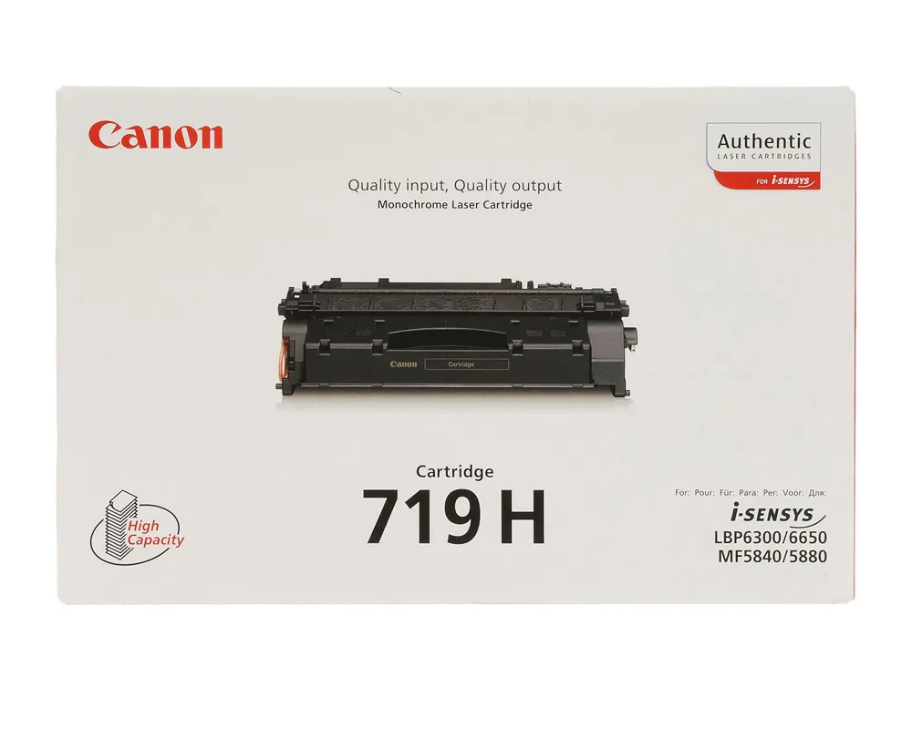 Картридж Canon 719H 3480B002AA черный