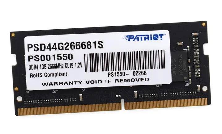 Оперативная память для ноутбука 4 GB Patriot PSD44G266681S