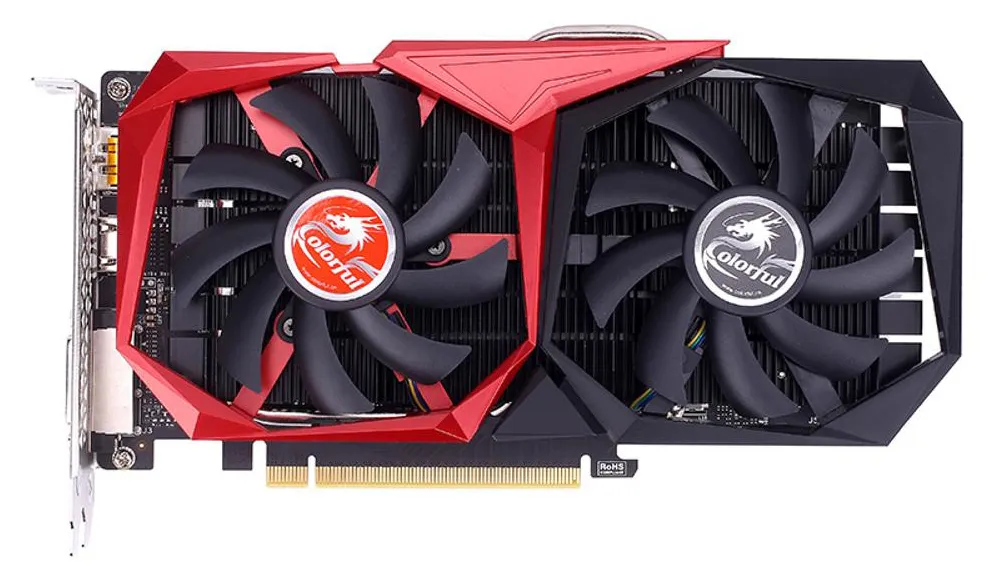 Видеокарта Colorful GTX 1050Ti 4 GB (GTX 1050Ti NB 4G BA4V)