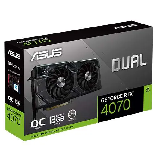 Видеокарта 12Gb ASUS DUAL-RTX4070S-O12G