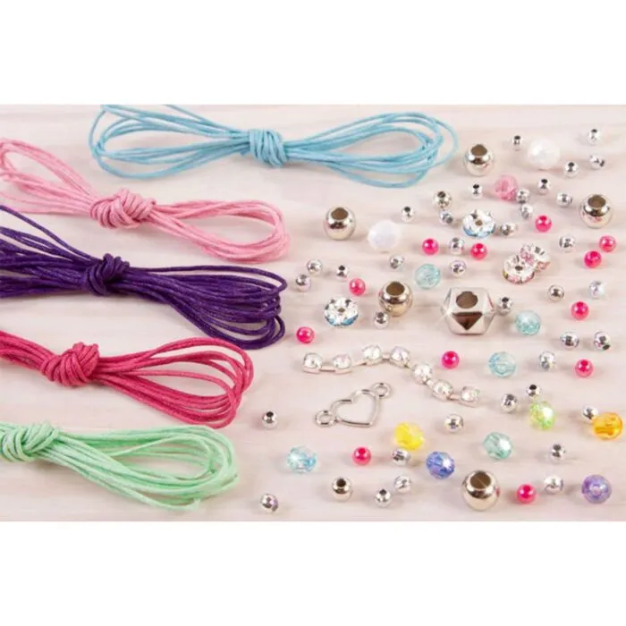 Набор для творчества Make It Real Браслеты с бусинами RAINBOW BLING BRACELETS