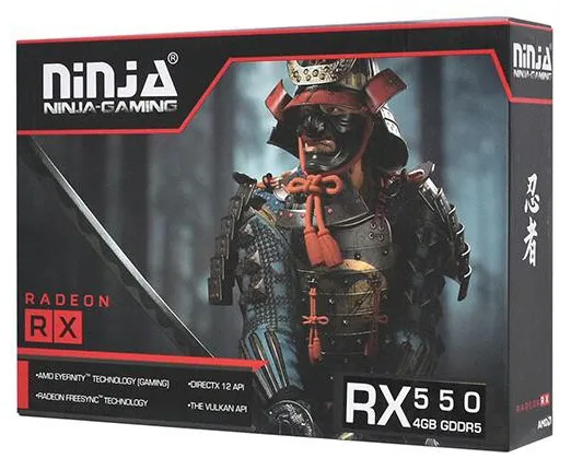 Видеокарта 4 GB Sinotex Ninja RX 550 AKRX55045F