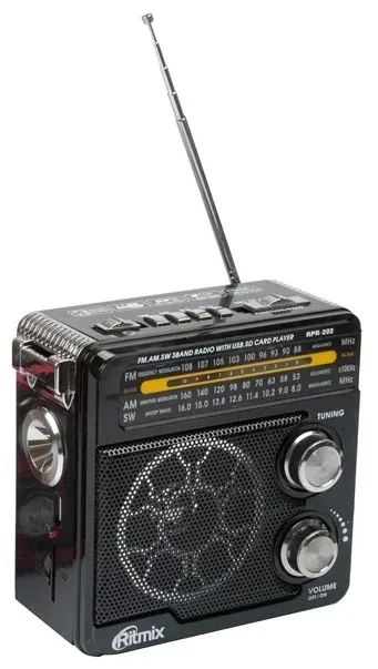 Радиоприемник Ritmix RPR-202 Black
