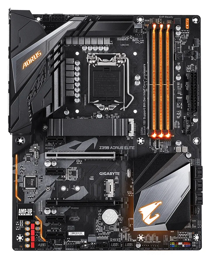 Материнская плата Gigabyte Z390 AORUS ELITE Star Wars Edition