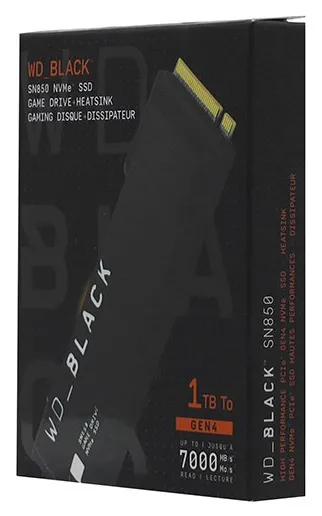 SSD накопитель 1 TB Western Digital Black SN850 WDS100T1XHE
