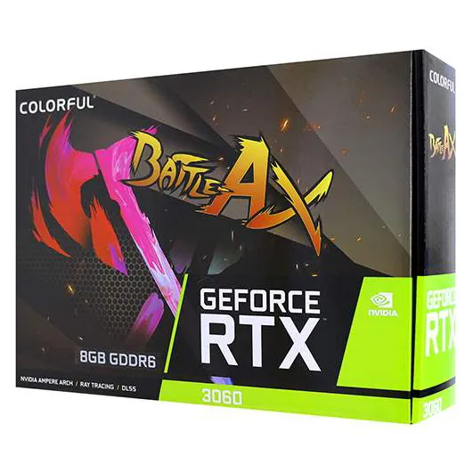 Видеокарта 8 GB Colorful RTX 3060 NB DUO 8GB-V