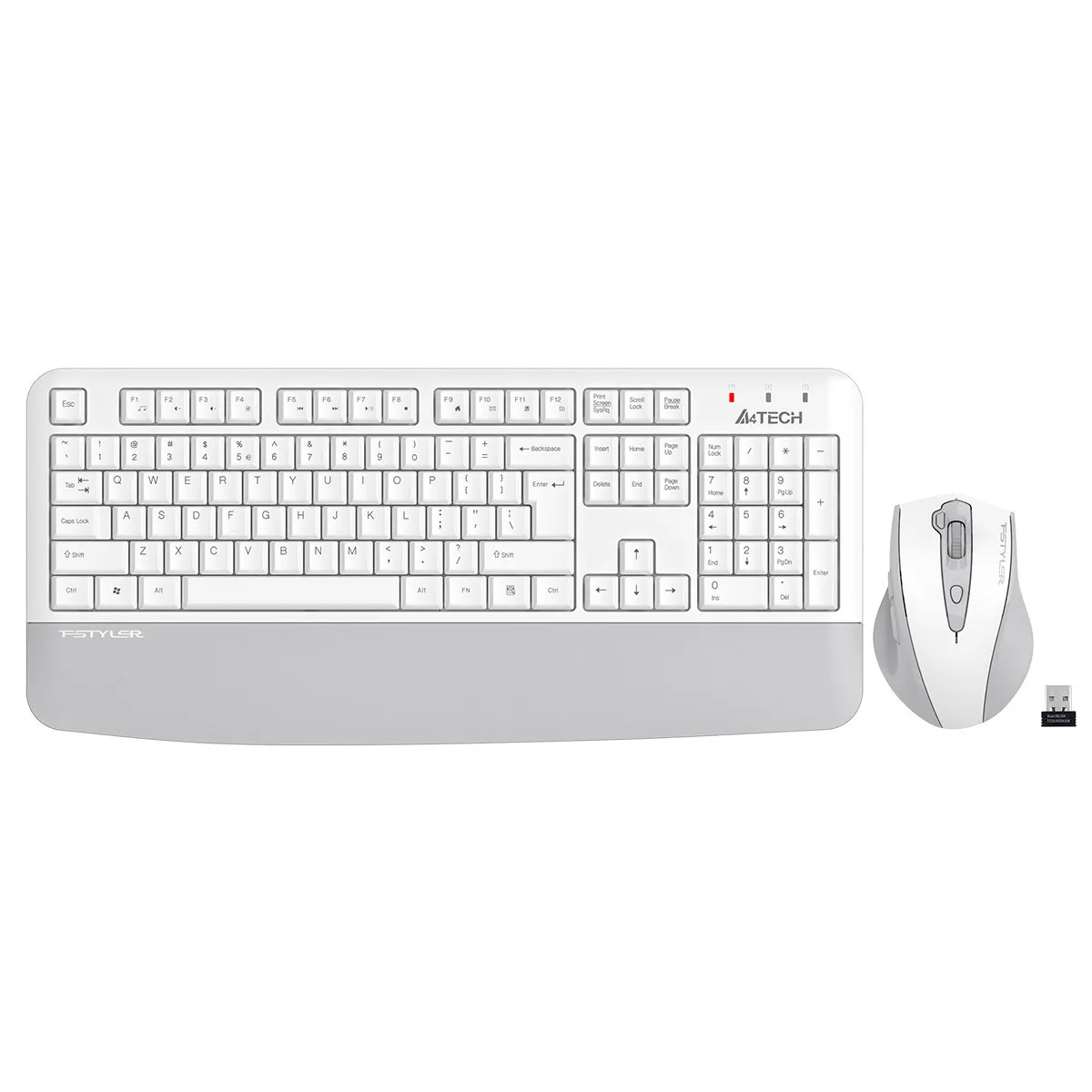 Клавиатура+мышь A4tech Fstyler FG2500SPlus White
