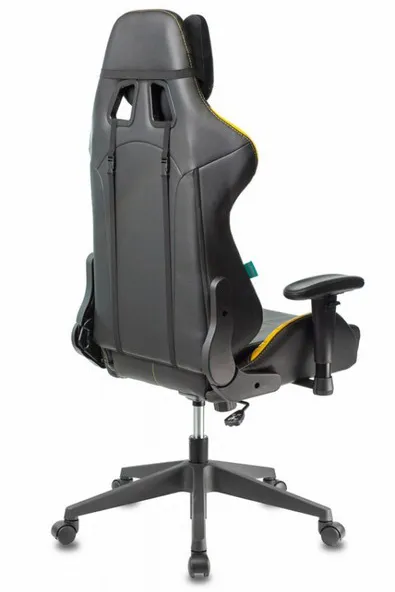 Игровое компьютерное кресло Бюрократ VIKING-5-AERO черный/желтый