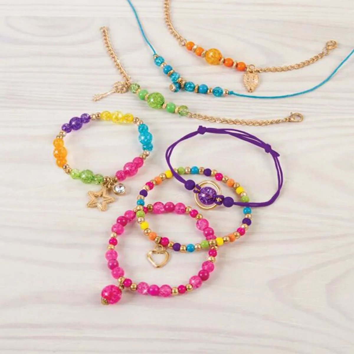 Набор для творчества Make It Real Набор для создания украшений Crystal Rainbow Jewelry