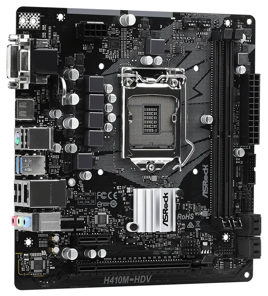 Материнская плата ASRock H410M-HDV