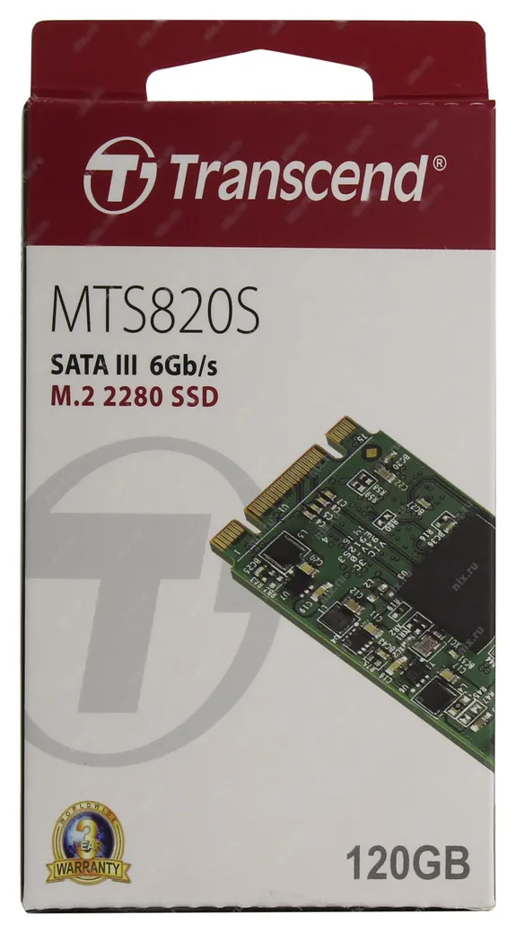 SSD накопитель 120GB Transcend TS120GMTS820S
