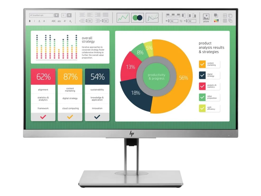 Монитор 21.5" HP E22 9VH85AA
