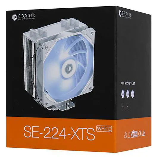 Кулер для процессора ID-Cooling SE-224-XTS WHITE