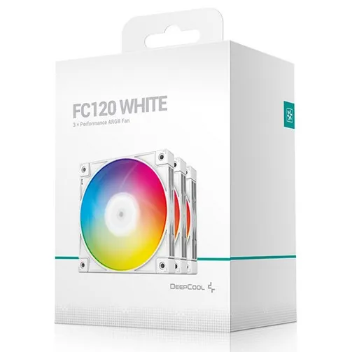 Комплект кулеров для корпуса Deepcool FC120 WHITE-3 в1