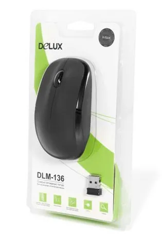 Компьютерная мышь Delux DLM-136OGB