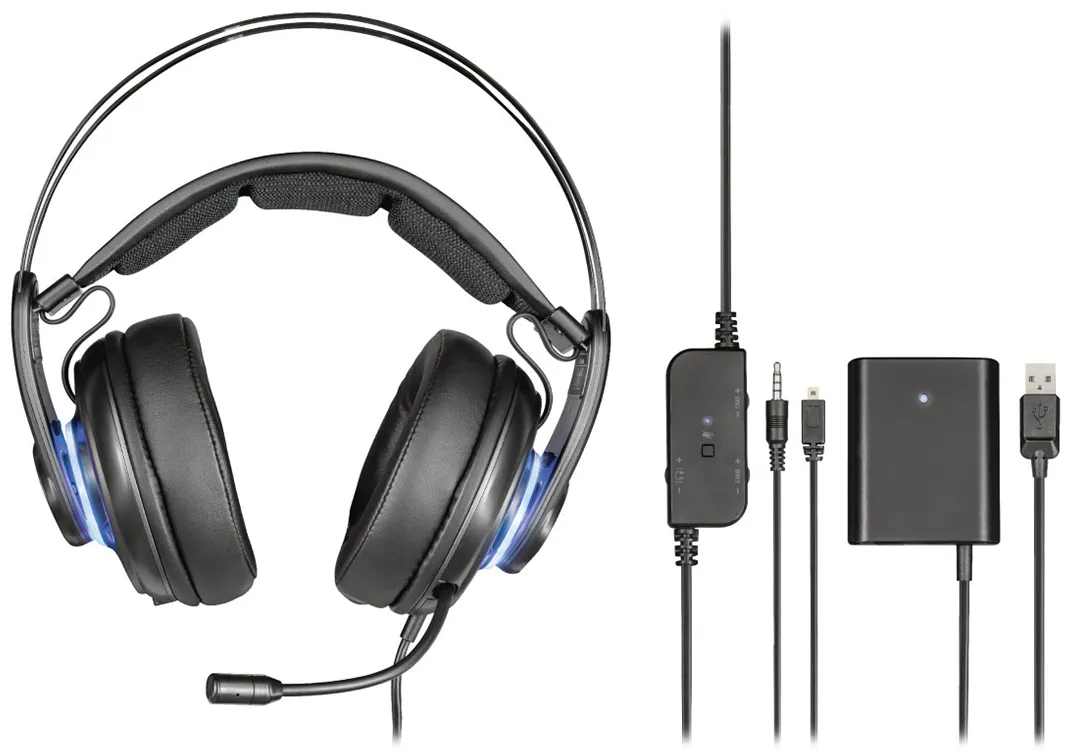 Наушники Trust GXT 383 Dion 7.1 Bass Headset Черный