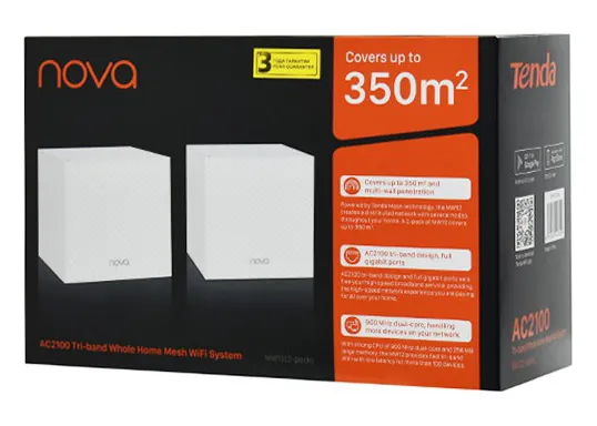 Беспроводной Mesh Роутер Tenda Nova MW12-2 (2-pack)