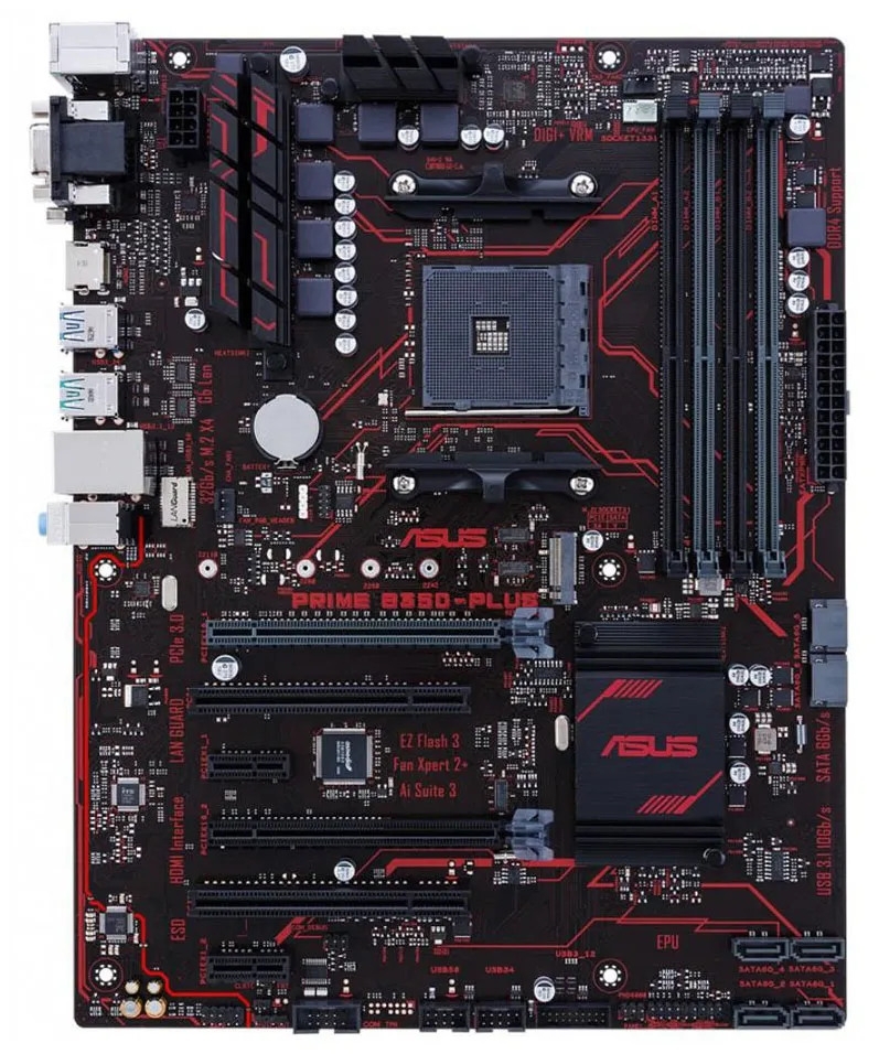 Материнская плата ASUS PRIME B350-PLUS