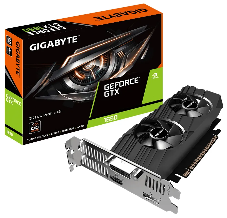 Видеокарта 4 GB Gigabyte GTX 1650 OC GV-N1650OC-4GL