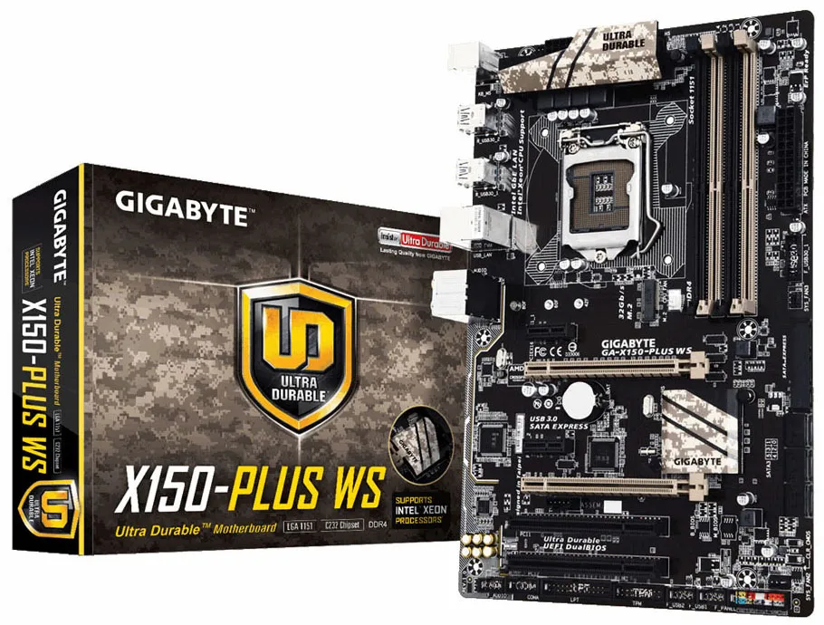 Материнская плата Gigabyte GA-X150-PLUS WS GAX150PLW-00-G