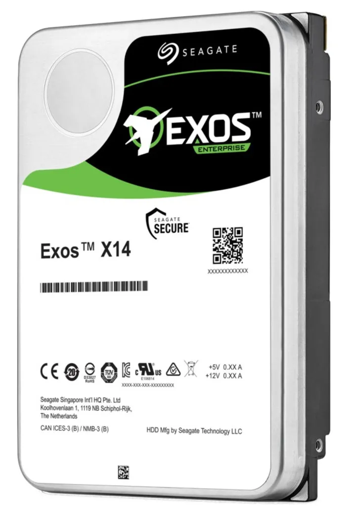 Жесткий диск 12TB Seagate Exos X14 512E ST12000NM0038