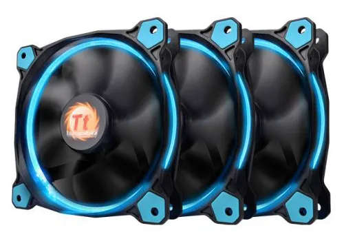 Кулер для корпуса Thermaltake Riing 12 LED Radiator Fan Blue 3 Pack CL-F055-PL12BU-A