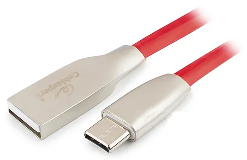 Кабель USB Type A-C Cablexpert CC-G-USBC01R-1M