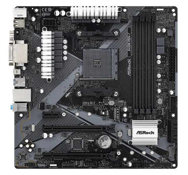 Материнская плата ASRock B450M PRO4-F R2.0