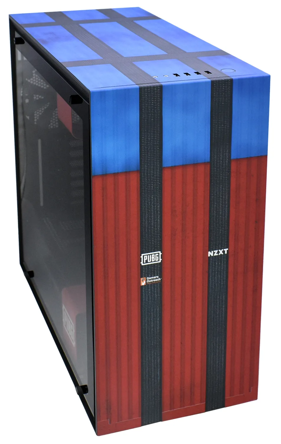 Корпус для ПК NZXT H700 PUBG LE CA-H700B-PG