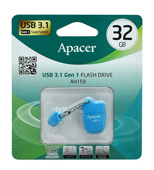 USB флешка 32GB Apacer AH159 AP32GAH159U-1 USB 3.1 blue