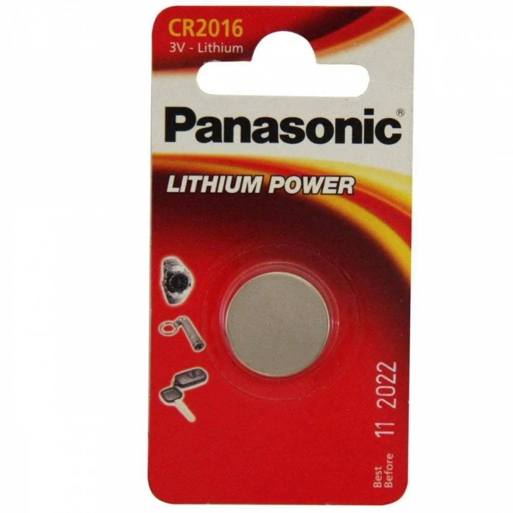 Батарейка дисковая литиевая PANASONIC CR-2016/1B