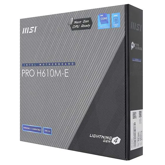 Материнская плата MSI PRO H610M-E D5