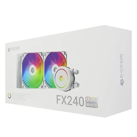 Водяное охлаждение ID-Cooling FX240 ARGB white