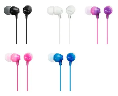 Наушники Sony Earphones MDR-EX15LP MDREX15LPV Фиолетовый